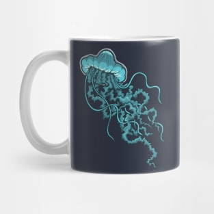 Blue Jellyfish Mug